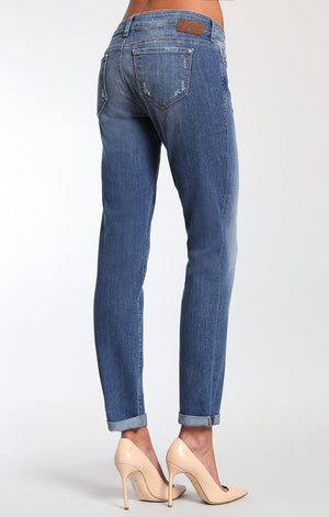 EMMA SLIM BOYFRIEND IN MID USED VINTAGE - Mavi Jeans