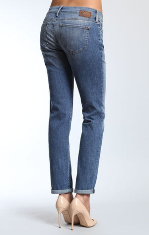 EMMA SLIM BOYFRIEND IN USED TRIBECA - Mavi Jeans