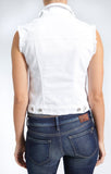 JODI VEST IN WHITE R-VINTAGE - Mavi Jeans