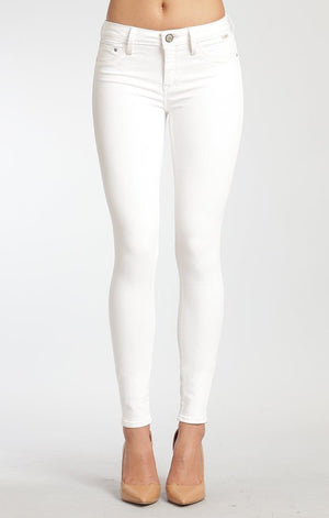 ADRIANA SUPER SKINNY IN WHITE GOLD REFORM POPSTAR - Mavi Jeans