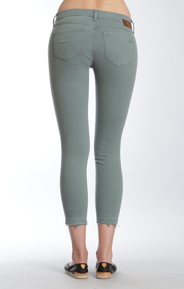 ADRIANA ANKLE SUPER SKINNY  IN BALSAM GREEN WASHED - Mavi Jeans