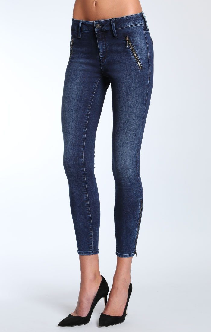 CARLOTTA ZIP  SKINNY IN INDIGO - Mavi Jeans