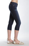 KEIRA SKINNY CAPRI IN DARK BRUSHED SHANTI - Mavi Jeans