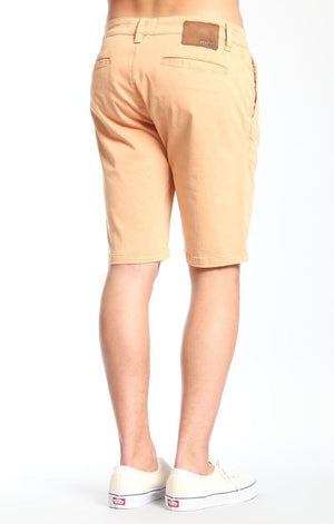 JACOB SHORTS IN BURNT ORANGE TWILL - Mavi Jeans