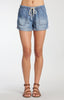 LAILA SHORTS IN INDIGO BRUSHED SUPER SOFT TENCEL - Mavi Jeans