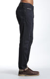 JAKE SLIM LEG IN NAVY COATED WHITE EDGE - Mavi Jeans