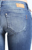 JOHANNA ZIP  SKINNY IN TRUE-BLUE VINTAGE - Mavi Jeans