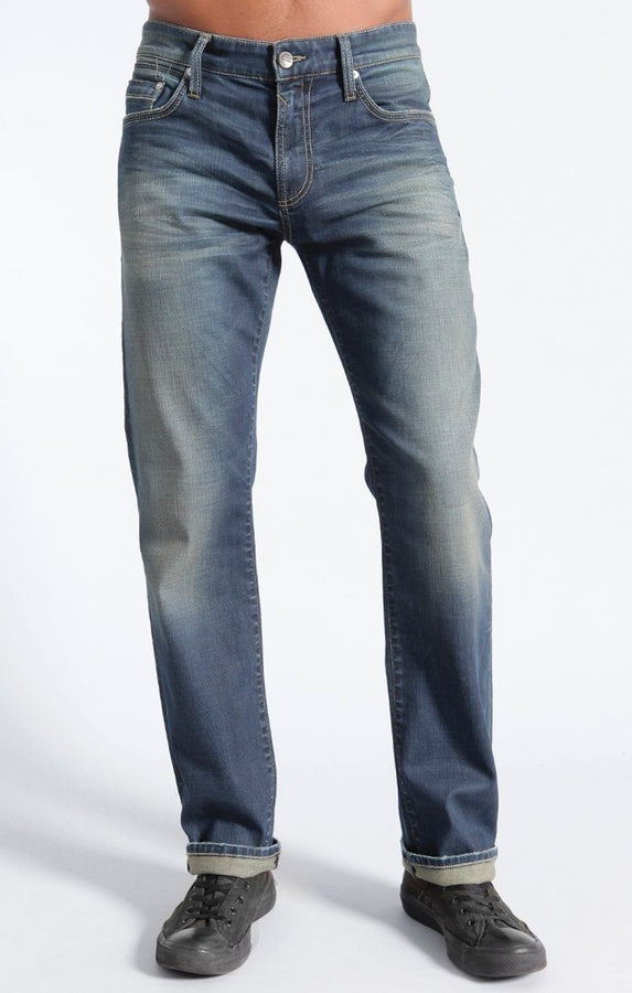 JAKE SLIM LEG IN RUSTIC WHITE EDGE - Mavi Jeans