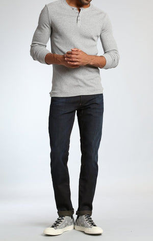 JAKE SLIM LEG IN DEEP EARTH WHITE EDGE - Mavi Jeans