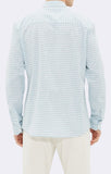 STRIPED LINEN SHIRT - AQUA - Mavi Jeans