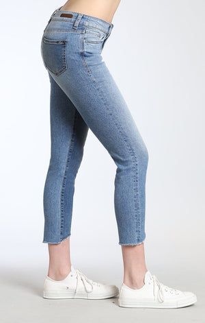 TESS SUPER SKINNY IN MID SHADED BLOCKING GOLD ICON - Mavi Jeans