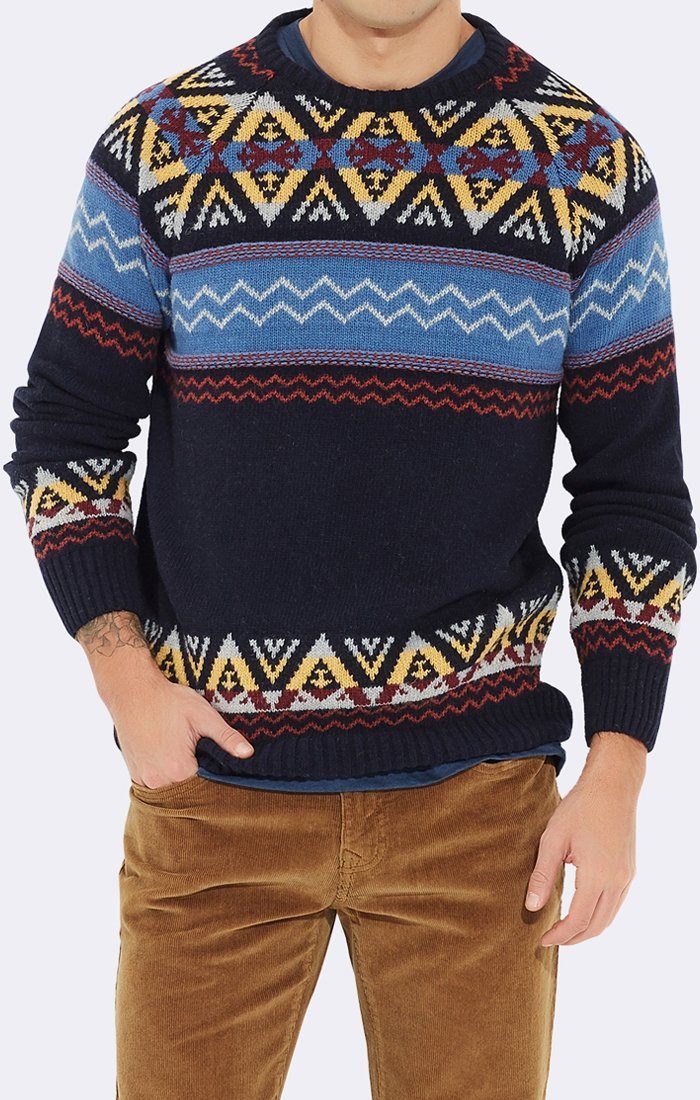 MODERN FAIR ISLE SWEATER - Mavi Jeans