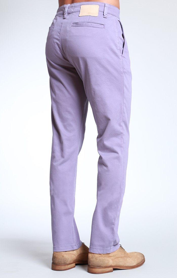 EDWARD CHINO IN LILAC TWILL - Mavi Jeans