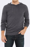 HOODED PULLOVER MID GREY MELANGE - Mavi Jeans