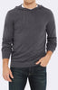 HOODED PULLOVER MID GREY MELANGE - Mavi Jeans