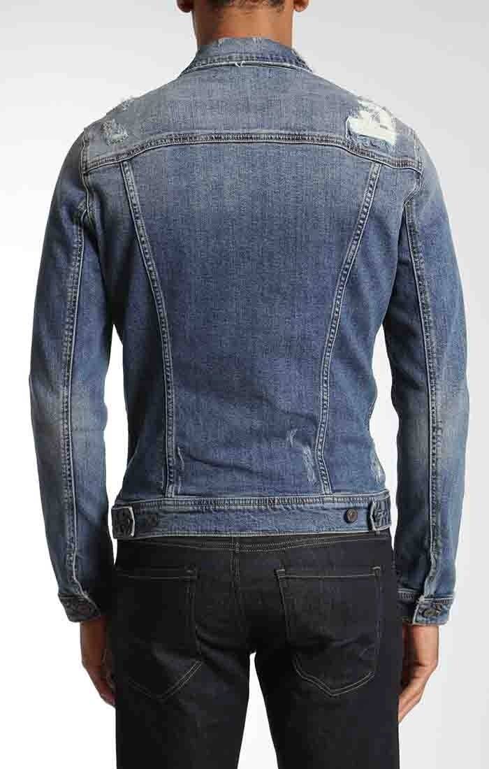 FRANK JACKET IN MID PATCHED - Mavi Jeans