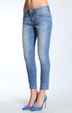 CARRIE PETITE SKINNY  SLIT IN SEA BLUE PORTLAND - Mavi Jeans