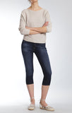 KEIRA SKINNY CAPRI IN DARK BRUSHED SHANTI - Mavi Jeans