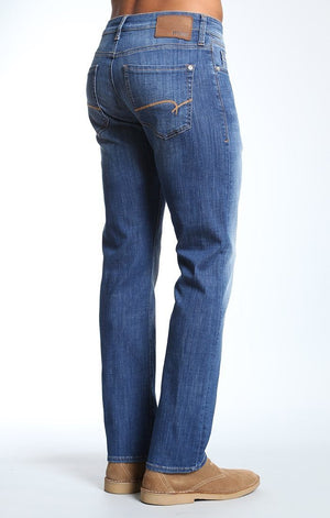 ZACH STRAIGHT LEG IN AQUA PORTLAND - Mavi Jeans