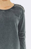 SHOULDER WOVEN SWEATSHIRT - Mavi Jeans