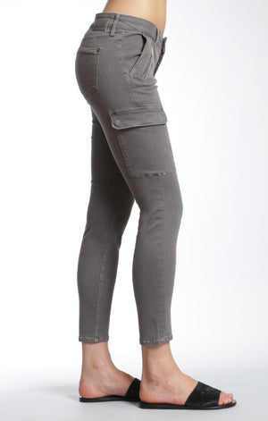 JULIETTE SKINNY CARGO IN GREY TWILL - Mavi Jeans