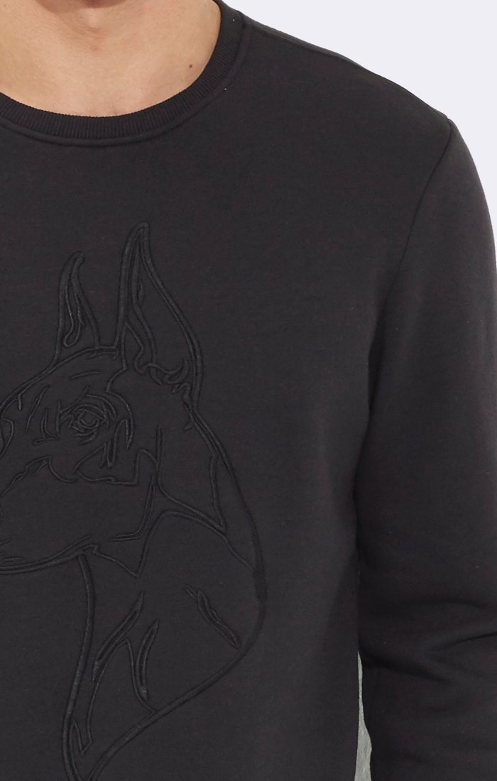 DOBERMAN GRAPHIC PULLOVER - Mavi Jeans