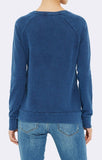 ZIPPED DETAILED SWEATSHIRT BLUE - Mavi Jeans