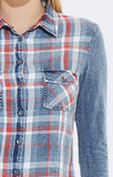 INDIGO PLAID SHIRT - Mavi Jeans