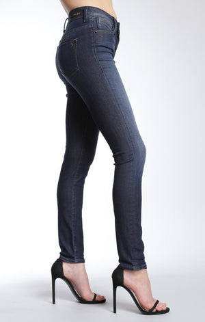 ALISSA SUPER SKINNY IN DARK BRUSHED INDIGO GOLD - Mavi Jeans