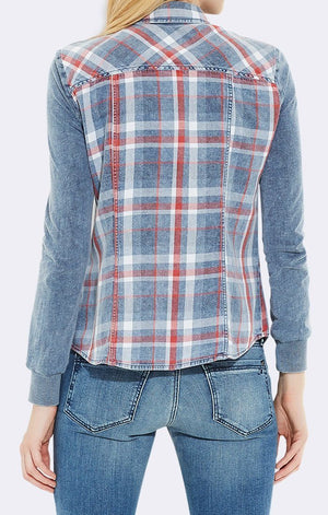 INDIGO PLAID SHIRT - Mavi Jeans