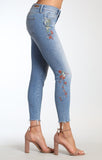 ADRIANA ANKLE SUPER SKINNY  IN LT EMBROIDERY VINTAGE - Mavi Jeans