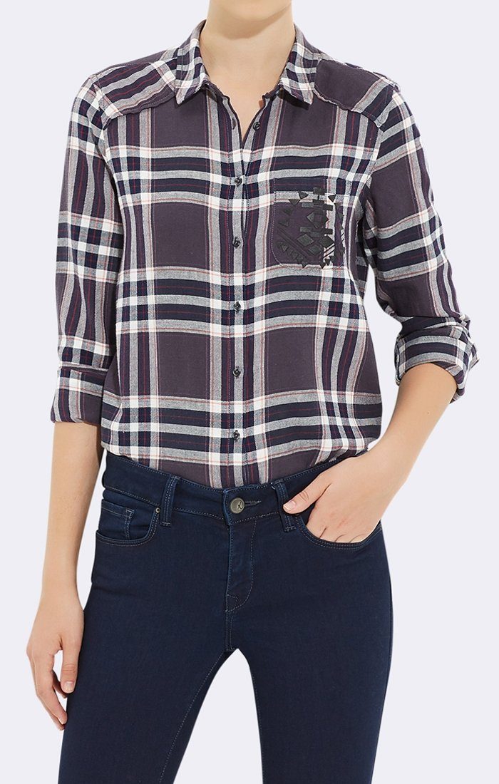 NINE IRON CHECKED SHIRT - Mavi Jeans