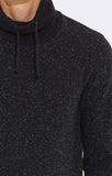 FUNNEL NECK SWEATSHIRT IN BLACK - Mavi Jeans