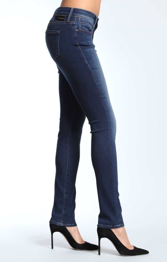 ALEXA PETITE SKINNY IN DARK GOLD FEATHER - Mavi Jeans