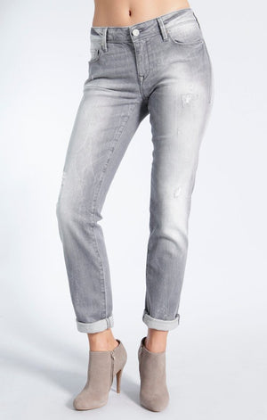 EMMA SLIM BOYFRIEND IN LIGHT R-GREY VINTAGE - Mavi Jeans