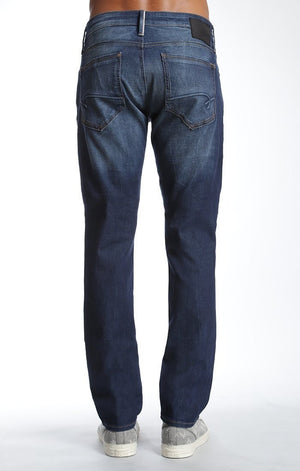 JAKE SLIM LEG IN INDIGO COATED WHITE EDGE - Mavi Jeans