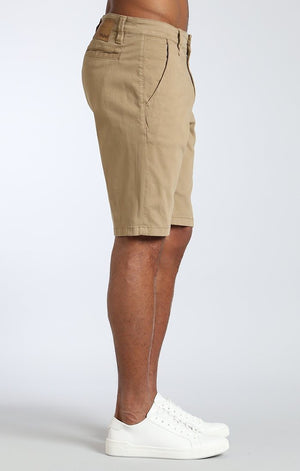 JACOB SHORTS IN BRITISH KHAKI TWILL - Mavi Jeans