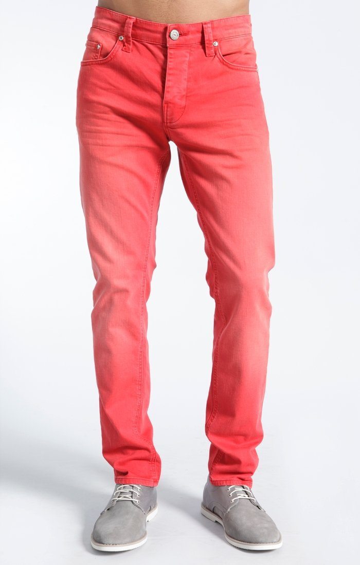 JAKE SLIM LEG IN RED - Mavi Jeans