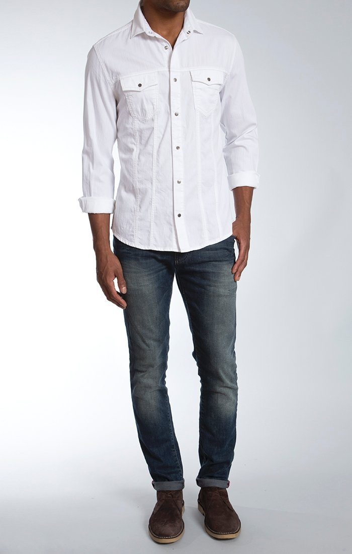 TEO WHITE SHIRTING - Mavi Jeans