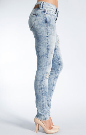 ALEXA SKINNY IN HAWAII LASER ARTIST VINTAGE - Mavi Jeans