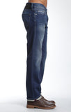 ZACH STRAIGHT LEG IN INDIGO SHADED COATED WHITE EDGE - Mavi Jeans