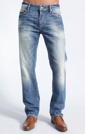 ZACH STRAIGHT LEG IN DEEP WHITE EDGE - Mavi Jeans