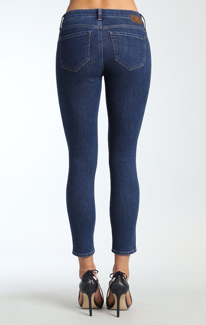 ADRIANA ANKLE SUPER SKINNY IN BLOCKING INDIGO ICON - Mavi Jeans