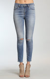 LUCY SUPER SKINNY IN FOGGY RIPPED VINTAGE - Mavi Jeans