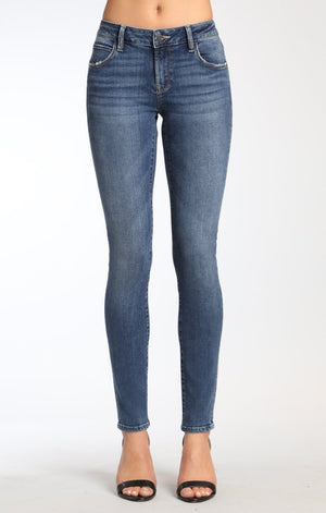 ADRIANA SUPER SKINNY IN DARK USED GOLD VINTAGE - Mavi Jeans