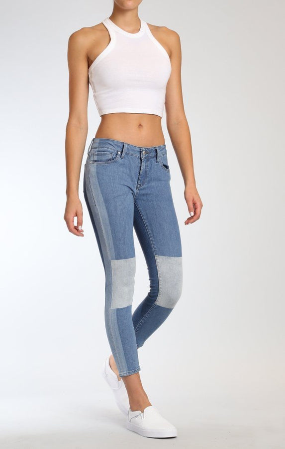 ADRIANA ANKLE SUPER SKINNY IN INDIGO BLOCKING ICON - Mavi Jeans