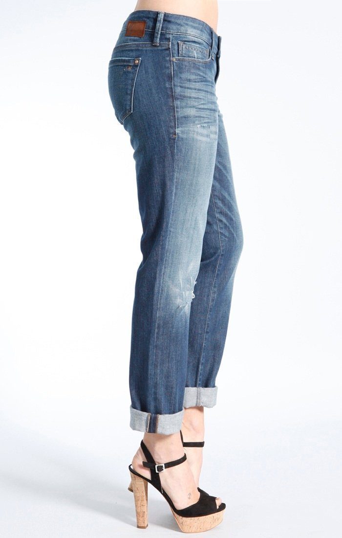 EMMA SLIM BOYFRIEND IN DARK VINTAGE - Mavi Jeans