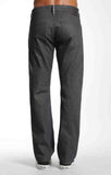 ZACH STRAIGHT LEG IN DARK GREY WHITE EDGE - Mavi Jeans