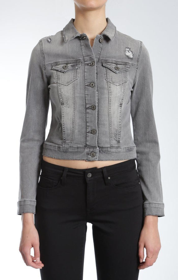 SAMANTHA JACKET IN GREY VINTAGE - Mavi Jeans