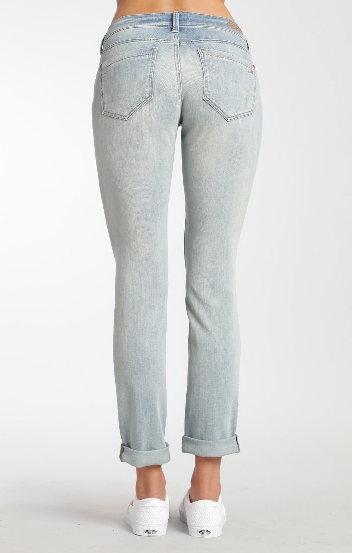 EMMA SLIM BOYFRIEND IN LT USED BOHO - Mavi Jeans